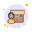 갈색 머리 소녀 제품 상자 icon