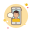 Man in Yellow Shirt Messaging icon