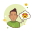 Mann mit verliebtem Emoji icon