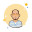 Bald Man in Yellow Glasses icon