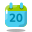 カレンダー20 icon