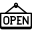 Open Sign icon