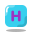 tasto h icon
