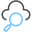 Suche in der Cloud icon