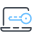 Laptop-Schlüssel icon