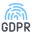 Impressão digital GDPR icon