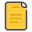 노란색 파일 icon