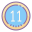 11 в круге icon
