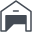 Garage ouvert icon