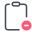 Remove From Clipboard icon