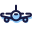 Flugzeug von vorn icon