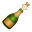 Flasche mit knallendem Korken icon