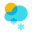 Dia ensolarado nevado icon