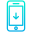 Smartphone Download icon