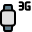 Third generation cellular version of smartwatch series icon