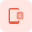 Notes on smartphone for reminder and office work agenda icon