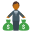 Man Holding Bags With Money Skin Type 5 icon