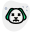 Eyes crossed and neutral puppy facial expression emoticon icon
