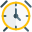 Alarm clock to get notified for the early morning icon