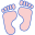 Feet icon