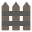 Mur en bois défensif icon