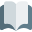 Open syllabus book for professional studies layout icon