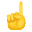index-pointant vers le haut-emoji icon