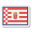 Flagge von Bremen mit Unterarmen icon