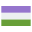 Genderqueer-Flagge icon