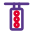 Traffic light for signaling and controlling the traffic icon