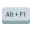 tecla alt-más-f1 icon