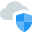 Cloud storage plan for premium member with build in security icon