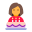 Birthday Girl With Cake icon