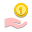 Coin in Hand icon