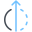 Halb-Orbit-Pfeil icon