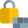 Firewall security locked in the system layout icon