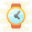 Vista frontale di orologi icon