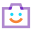 Icono de la cámara con cara icon