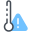 perigo de alta temperatura icon