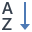 Clasificación por orden alfabético icon