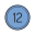 12 Circled C icon