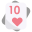 21 Ten of Heart icon