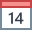 Calendar 14 icon