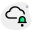 Cloud application notification on a smart devices icon