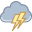 Молния из облаков icon