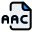 Advanced Audio Coding AAC is an audio coding standard for digital audio compression icon