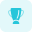 Racing championship victory cup isolated on a white background icon