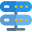 Server network and switches for the multiple users icon