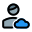 Cloud Computing user profile for job portfolio website icon