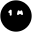 Distance of about ten kilometers range on a road signal icon